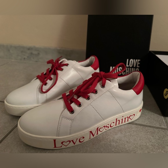 Love Moschino UNISEX sneakers NEW - Picture 3 of 7